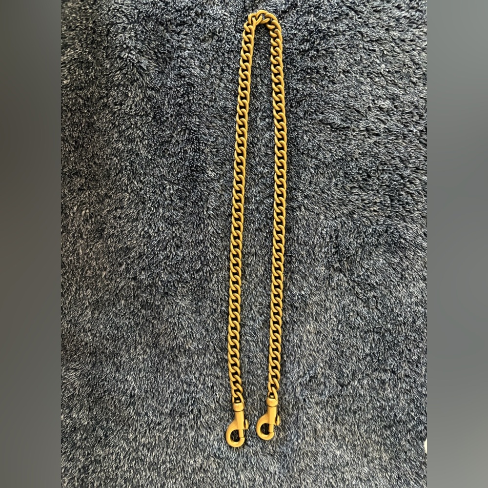 Coach Dinky Gold Chain Strap